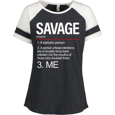 Definition Of Savage Enza Ladies Jersey Colorblock Tee