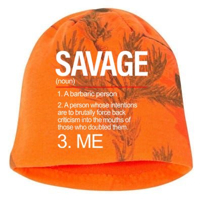 Definition Of Savage Kati - Camo Knit Beanie