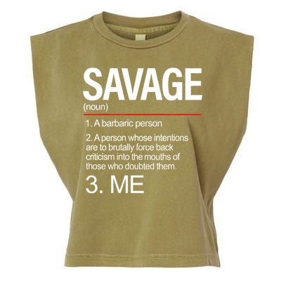 Definition Of Savage Garment-Dyed Women's Muscle Tee