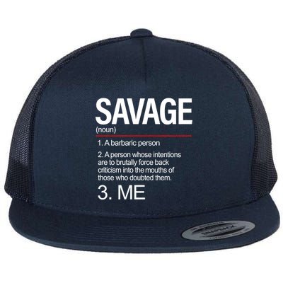 Definition Of Savage Flat Bill Trucker Hat