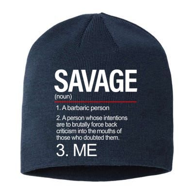 Definition Of Savage Sustainable Beanie