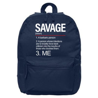 Definition Of Savage 16 in Basic Backpack