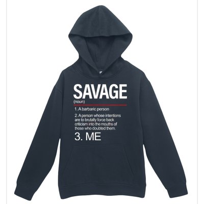 Definition Of Savage Urban Pullover Hoodie