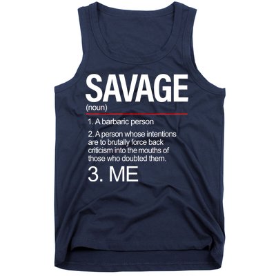 Definition Of Savage Tank Top