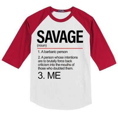 Definition Of Savage Kids Colorblock Raglan Jersey