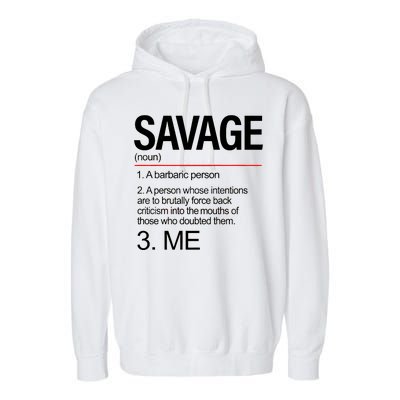 Definition Of Savage Garment-Dyed Fleece Hoodie