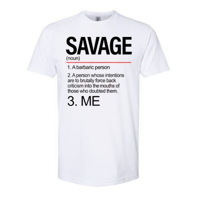 Definition Of Savage Softstyle CVC T-Shirt