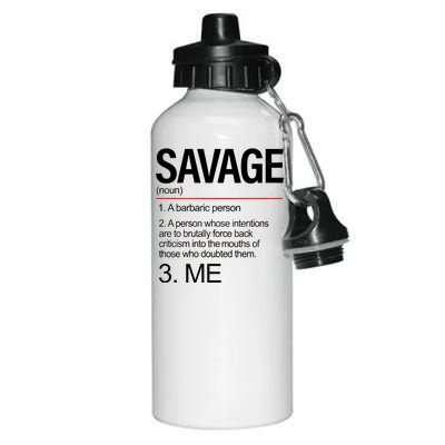 Definition Of Savage Aluminum Water Bottle