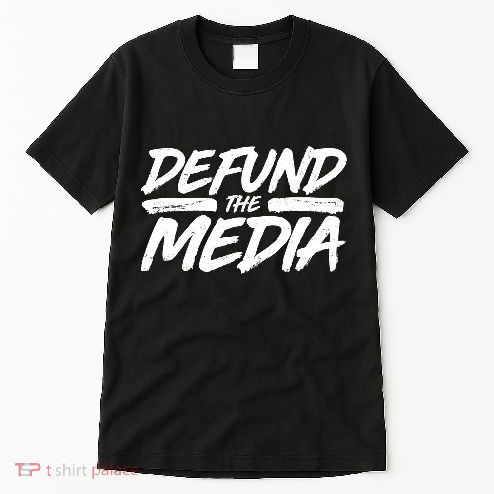 Defund The Media Distressed Tall T-Shirt