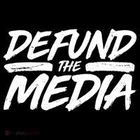 Defund The Media Distressed 16 in Basic Backpack