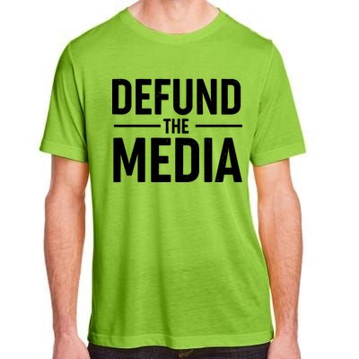 Defund The Media Protest Adult ChromaSoft Performance T-Shirt