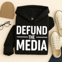 Defund The Media Protest Hoodie