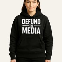 Defund The Media Protest Hoodie