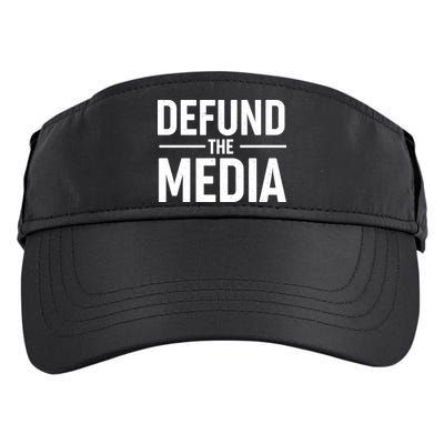 Defund The Media Protest Adult Drive Performance Visor