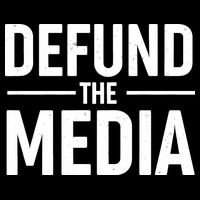 Defund The Media Protest Drawstring Bag
