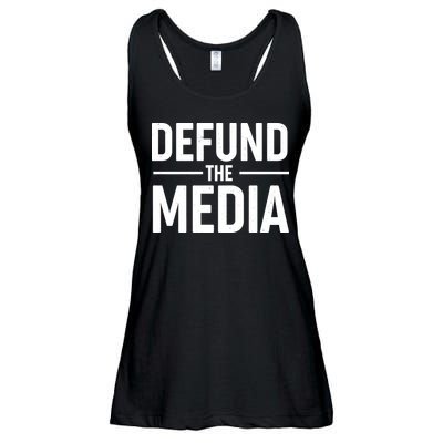 Defund The Media Protest Ladies Essential Flowy Tank