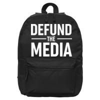 Defund The Media Protest 16 in Basic Backpack