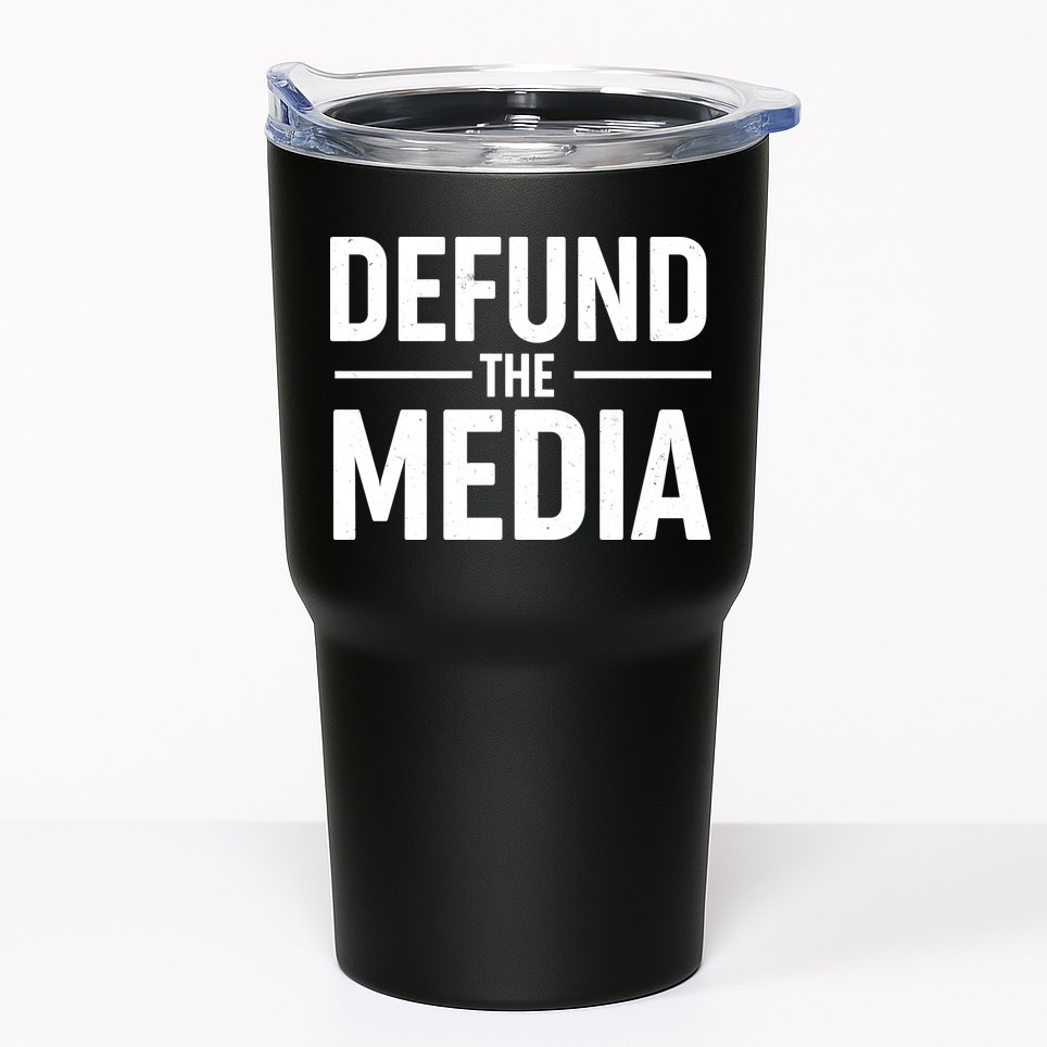 Defund The Media Protest Tumbler