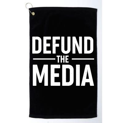 Defund The Media Protest Golf Towel