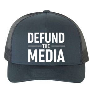 Defund The Media Protest Yupoong Adult 5-Panel Trucker Hat