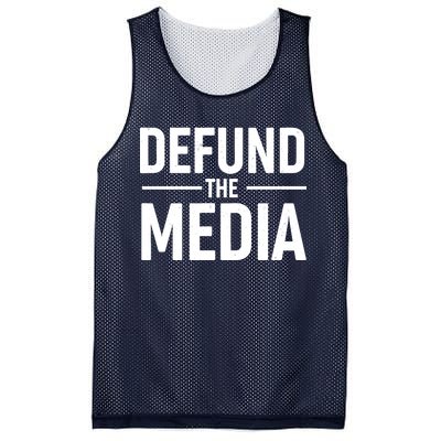 Defund The Media Protest Mesh Reversible Basketball Jersey Tank