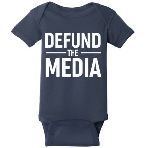 Defund The Media Protest Baby Bodysuit