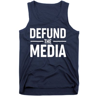 Defund The Media Protest Tank Top