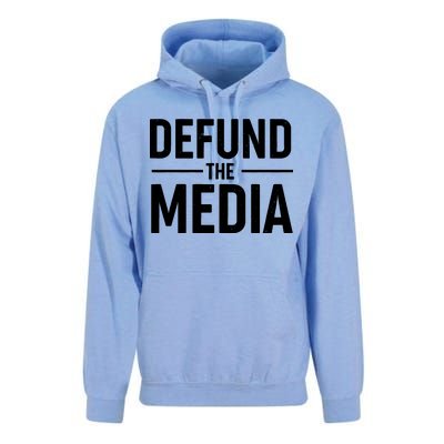 Defund The Media Protest Unisex Surf Hoodie