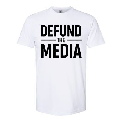 Defund The Media Protest Softstyle CVC T-Shirt