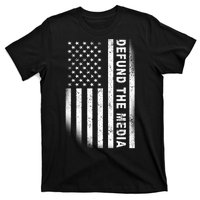 Defund The Media US Flag T-Shirt