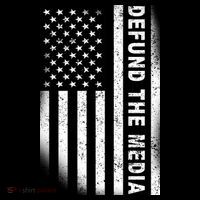 Defund The Media US Flag Button