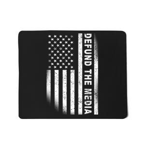 Defund The Media US Flag Mousepad