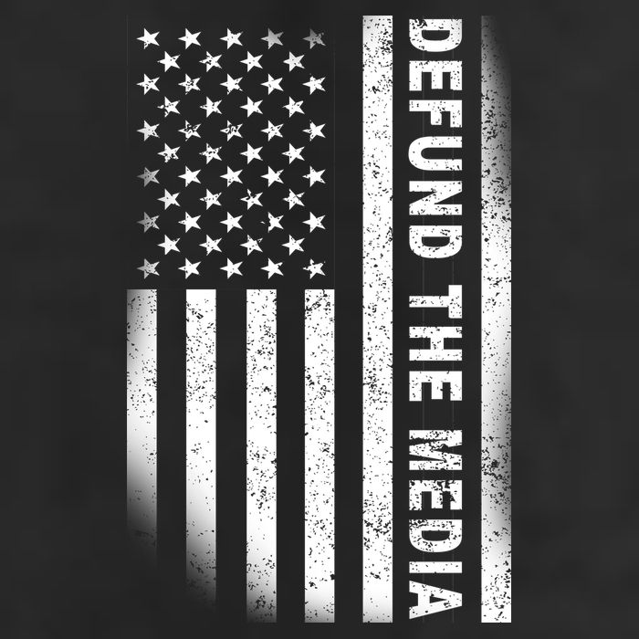 Defund The Media US Flag Golf Towel