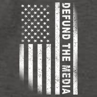 Defund The Media US Flag Vector Backpack
