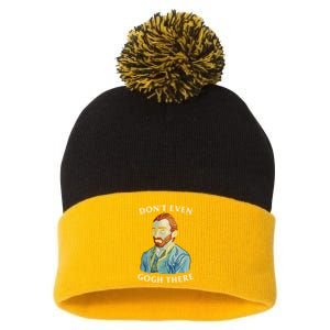 DonT Even Gogh There Pom Pom 12in Knit Beanie