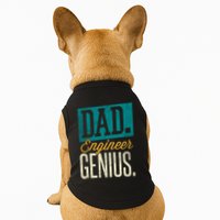 Dad Engineer Genius Engineer Dads Engineer Husbands Meaningful Gift Doggie Tank