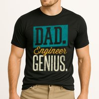 Dad Engineer Genius Engineer Dads Engineer Husbands Meaningful Gift Performance Shirt