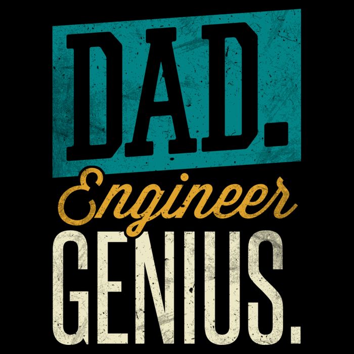 Dad Engineer Genius Engineer Dads Engineer Husbands Meaningful Gift 7-Panel Snapback Hat