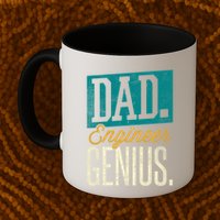 Dad Engineer Genius Engineer Dads Engineer Husbands Meaningful Gift Mug
