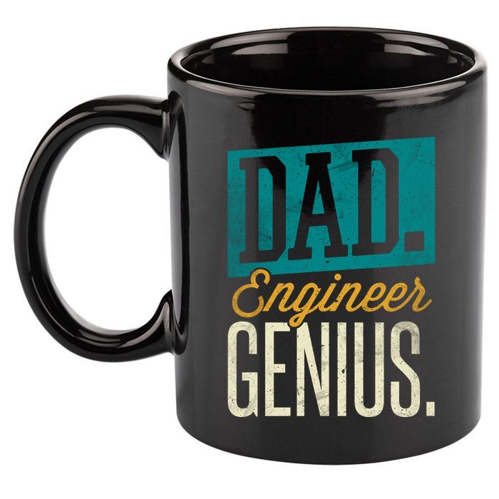 Dad Engineer Genius Engineer Dads Engineer Husbands Meaningful Gift 11oz C Handle Ceramic Mug