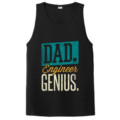Dad Engineer Genius Engineer Dads Engineer Husbands Meaningful Gift PosiCharge Competitor Tank