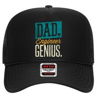 Dad Engineer Genius Engineer Dads Engineer Husbands Meaningful Gift Trucker Hat