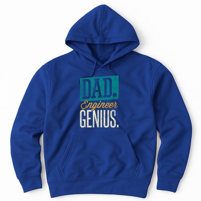 Dad Engineer Genius Engineer Dads Engineer Husbands Meaningful Gift Hoodie