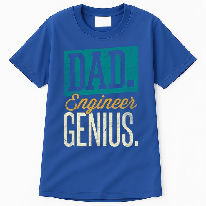 Dad Engineer Genius Engineer Dads Engineer Husbands Meaningful Gift Tall T-Shirt