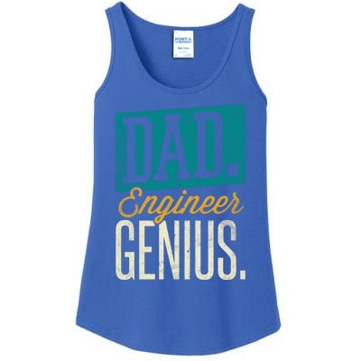 Dad Engineer Genius Engineer Dads Engineer Husbands Meaningful Gift Ladies Essential Tank