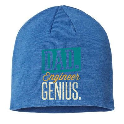 Dad Engineer Genius Engineer Dads Engineer Husbands Meaningful Gift Sustainable Beanie