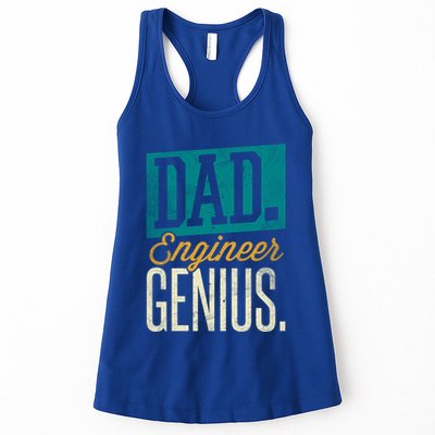 Dad Engineer Genius Engineer Dads Engineer Husbands Meaningful Gift Womens Tank Top