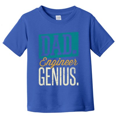 Dad Engineer Genius Engineer Dads Engineer Husbands Meaningful Gift Toddler T-Shirt