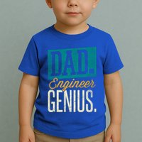 Dad Engineer Genius Engineer Dads Engineer Husbands Meaningful Gift Toddler T-Shirt