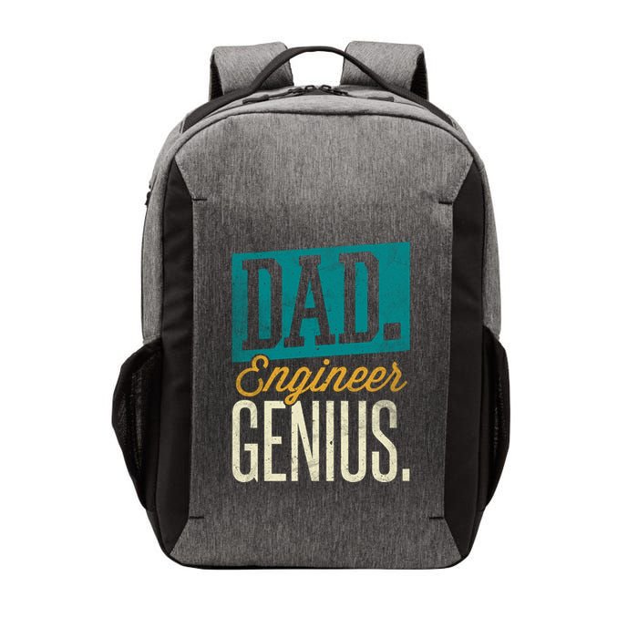 Dad Engineer Genius Engineer Dads Engineer Husbands Meaningful Gift Vector Backpack